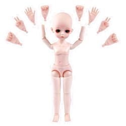 UCanaan Customized 1/6 BJD Doll 12 Inch Ball Jointed Dolls + Basic Makeup + Different Hands Best Gitfs for Girls Christmas Birthday