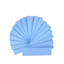 A ADWITS [ 16-Pack ] 1.5mm Thermal Conductive Silicone Pads, Soft Safe Simple to Apply for SSD CPU GPU LED IC Chipset Cooling -Blue
