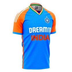 Whitedot India ICC ODI T20 World Cup Cricket Fan Jersey - Personalize with Your Name - Advanced 100% Dryfit Polyester