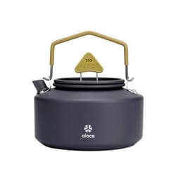 Alocs Portable Camping Coffee Pot Tea Pot, 1L Kettle Teapot for Stove, Outdoor, Hiking, Picnic and Traveling
