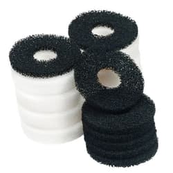 LTWHOME Compatiable Foam and Carbon Rings Fit for Biorb Filter Set/Service Kit (Pack of 16)
