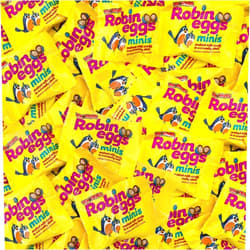 CRAZYOUTLET WHOPPERS ROBIN EGGS Mini Individual Packs, Malted Milk Balls Candy, Bulk Bag 52-Count, 2 Pounds