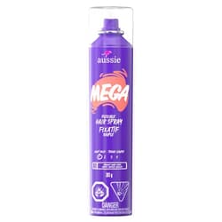 Aussie Mega Flexible Hair Spray for Curly Hair, Straight Hair, and Wavy Hair, 283G
