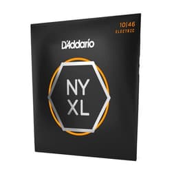 D'Addario Guitar Strings - NYXL Electric Guitar Strings - NYXL1046 - Unrivaled Strength, Tuning Stability, Enhanced Mid-Range - For 6 String Guitars - Made in the USA - 10-46 Regular Light, 1-Pack