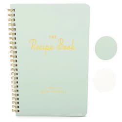 ZICOTO Aesthetic Blank Recipe Book - The Perfect Recipe Notebook to Write in Your Own Recipes - Simplified Blank Cookbook to Organize Your Recipes