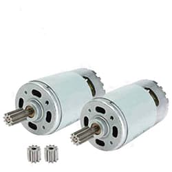 JIARUIXIN 2 Pcs Universal 550 40000RPM Electric Motor RS550 12V Motor Drive Engine Accessory for RC Car Children Ride on Toys Replacement Parts