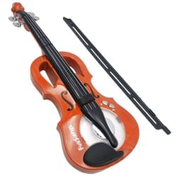 Funshpiel Toy Violin – Premium Kid’s Violin for Beginners, Electrical Kids Violin with 7 Songs – Adjustable Rhythm – Small Electrical Musical Instrument for 5-6-Year-Olds – High-Tech Violin with Demo Sounds