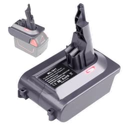 YMWLKJ MIL18V7 Battery Adapter for Dyson, Convert for Milwaukee M18 18V Li-ion Battery to for Dyson V7 Motorhead V7 Trigger V7 Fluffy V7 Absolute V7 HEPA V7 Car+Boat V7 Animal V7 SV11 Vacuum Cleaner
