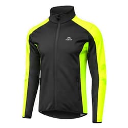 INBIKE Cycling Jacket for Men Running Biking Jackets Mens Windbreaker Reflective Windproof Fleece Lined Cold Weather