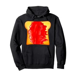 Lustige Essen & Sauce Fasching Kostüm Co. Jam Toast Costume Fancy Dress Couples Group Costumes Pullover Hoodie