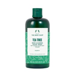 The Body Shop Tea Tree Skin Clearing Facial Wash - Purifying For Blemished Skin - Vegan - 13.5 Fl Oz