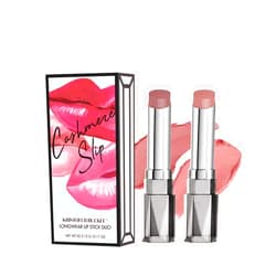 Kristofer Buckle Cashmere Slip® Longwear Lipstick Duo, 0.11 oz. (each) | Creamy, Richly Pigmented Lipstick That Delivers Bold Color for Up To 8 Hours | Bardot/Doll