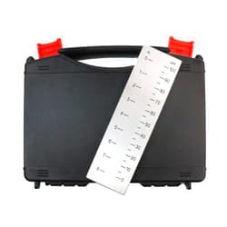 SIMPLEusQ Danive Stainless Steel Fineness Meter Single Groove Fineness Plate Fineness Gauge 0-100um