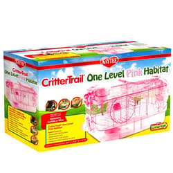 Kaytee CritterTrail Pink Habitat for Pet Mice, Dwarf Hamsters, Hamsters or Gerbils