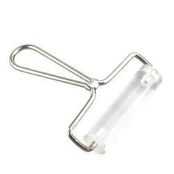 CcHuDE Clear Non Stick Acrylic Clay Roller Clay Rolling Pin with Steel Handle Polymer Clay Sculpture Tools