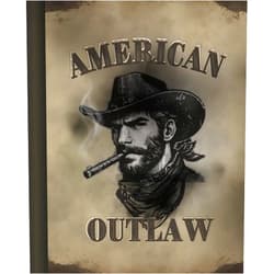 By Dusty Cowgirl (Author) American Outlaw: Notebook-Journal 7.5 x 9.25 Inches-120 Pages