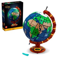 LEGO Ideas The Globe Building Set, Build and Display Model for Adults, Home Decor Gift for People with a Passion for Travel, Geography and Arts, 21332