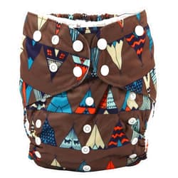 Sigzagor 2 to 7 Years Old Junior Big Cloth Diaper,Nappy,Pocket Reusable Washable,Baby Kids Toddler (Teepee)