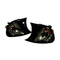 REVi MotorWerks Euro Style Smoke Lens Screw-ON Type Corner Signal Lights by DEPO for 2002-2003 BMW E46 2DR Coupe & 2002-2006 M3