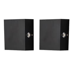 ZYI Indoor LED Wall Lamp with Touch Switch, Cordless Lamp Rechargeable USB Wall Sconce Lights Battery Powered Bedside Lamps for Bedroom Children's Room Corridor Stairwell (Black 2pack, 3000K)