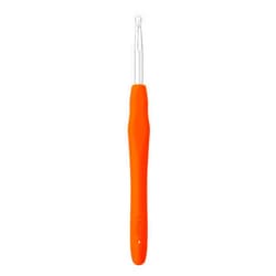 Loops & Threads Ergonomic Aluminum Crochet Hook by Loops & Threads - H / 5 mm Ergonomic Grip Handles for Arthritic Hands - 1 Pack