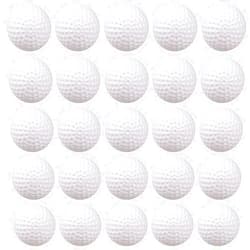 OMYOPY 25 Pack Foam Practice Golf Balls, 41mm Soft Golf Balls Hollow Golf Plastic Ball for Backyard, Realistic Feel and Limited Flight Training Balls for Indoor or Outdoor