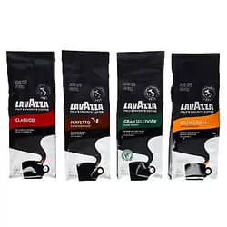 Lavazza Classico, Gran Aroma, Gran Selezione & Perfetto Ground Coffee (Pack of 4)