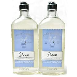 Bath & Body Works Aromatherapy SLEEP Lavender + Vanilla Body Wash & Foam Bath (2 Pack)