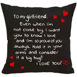 AcowSpt Gifts for Girlfriend - Girlfriend Gifts, Valentine's Day Birthday Gifts for Girlfriend, Cute Girlfriend Gifts, I Love You Gifts for Her - Decor Pillow Cover 18