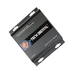 J-Tech Digital HDbitT Series ONE to Many Connection Ultra HD 4K HDMI Extender Over TCP/IP Ethernet/Over Single Cat5e/cat6 Cable Ultra HD 4K HDMI1.4 with IR Remote - Up to 400 Ft (RX Only)
