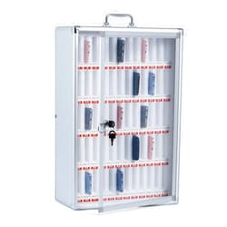 lesolar 60 Slots Classroom Cell Phone Holder Aluminum Alloy Cell Phones Storage Cabinet Wall Mounted Cell Phone Locker Cell Phone Box for Classroom Office Employees