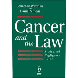 Jonathan Waxman,D. Simons Cancer and the Law