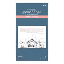 Spellbinders Christmas Gospel Press Plate, Metal