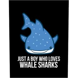 Dp Pullings Whale Shark Just a Boy Who Loves Whale Sharks Cute Whale Shark: Notebook Designed (8.5 x 11)