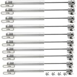 MAHIONG 10 PCS 100N 22.5LB Gas Struts, 10 Inch Hydraulic Gas Spring Lift Pneumatic Support, Hinge Door Soft Close Gas Shocks Struts for Cabniet, Storage Box