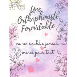 Abdelkarim karim Une Orthophoniste Formidable.ca ne s'oublie jamais merci pour tout: Carnet de Notes | Cadeau Original D’anniversaire, Noël ou Appréciation Pour Orthophoniste, Femme, Amie et Collègue (French Edition)