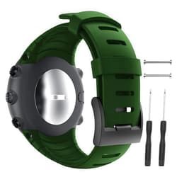 Patrohoo Suunto Core Strap, Rubber Replacement Watch Band for Suunto Core SS014993000.