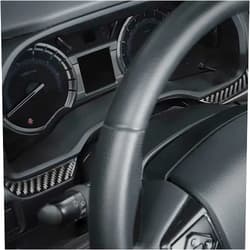 ARTLF for Toyota 4Runner (N280) 2009-2020 Auto Parts 2 PCS Black Carbon Fiber Side Dashboard Speed Display Cover Trim Sticker Car Interior Accessories