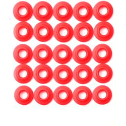 Joyzan Beer Bottle Gasket, Silicone Rubber Gaskets Washers Red Swing Flip Top Bottles EZ Cap Home Brew Seals Washer O Ring High Pressure Leakproof Seals Replacements Home Soda Sealing Use 25 Pieces