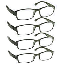 TruVision Readers Reading Glasses, Anti Blue light, Spring Hinge Readers for Men Women, 9501HP