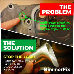 BimmerFix BMW N62 Coolant Pipe Repair System (for BMW 545i, 645i, 745i, X5 and More)