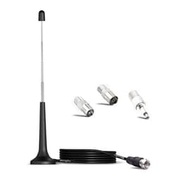 Bingfu Telescopic FM Antenna Magnetic Base FM Radio Antenna for Pioneer Onkyo Yamaha Marantz Sherwood Indoor FM Radio Bluetooth Home Stereo Receiver AV Audio Video Home Theater Receiver Tuner