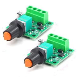 RioRand Low Voltage DC 1.8v 3v 5v 6v 12v 15V Motor Speed Controller 2A PWM 2PCS