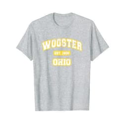 Wooster Ohio Apparel Wooster Ohio Varsity College Style T-Shirt
