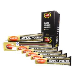 Autosol Metal Polish Pack of 6 x 75ml – Multipurpose Brass Chrome Polish Restores Shine and Prevents Tarnishing – Stainless Steel Polish Tarnish Remover – No Residue Metal Polishing Compound