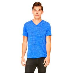 Bella Canvas Bella + Canvas Unisex Jersey Short-Sleeve V-Neck T-Shirt S TRUE ROYAL MRBLE