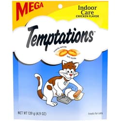 Mars Whiskas Temptations indoor care Chicken Flavor Cat Treats 4.9 oz by Mars (3-Pack Bundle)