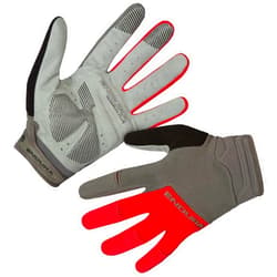 Endura Men's Hummvee MTB Cycling Glove, Full Finger - Red, Medium