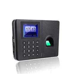 Sanpyl Biometric Fingerprint Attendance Machine Time Attendance Clock Employee Checking in Recorder Password/Fingerprint Access Control (US Plug)