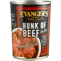 Evanger's Evangers Evanger's Hunk of Beef Dog Food - 12, 12 oz Cans